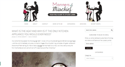 Desktop Screenshot of mannersandmischief.com